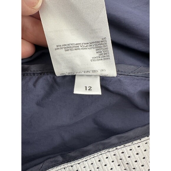 JW Anderson X UNIQLO Ribbed Casual Jacket Navy Blue Lightweight Nylon Womens 12 - Picture 10 of 12